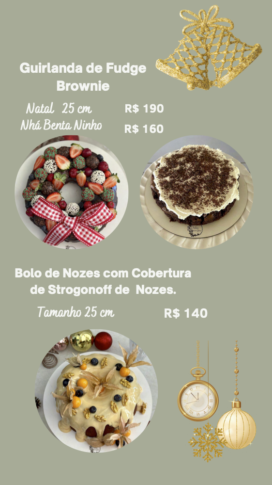Cardápio: Extras